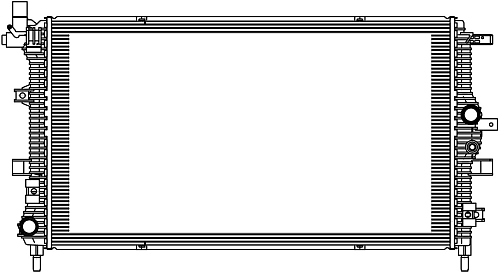 Радиатор охлаждения для а/м LiXiang L8/L9 (22-) 1.5H
