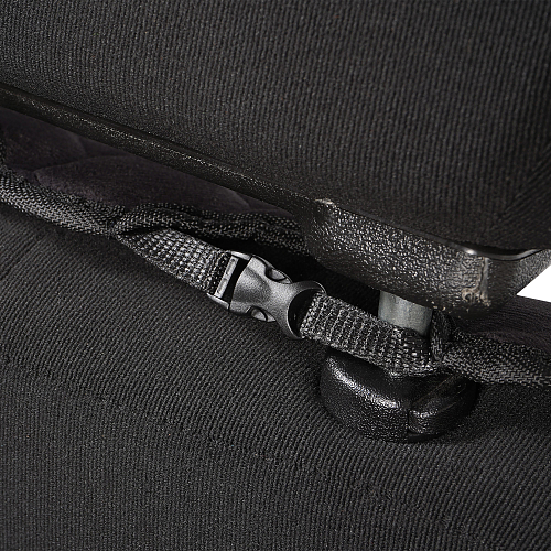 Накидки "Алькантара", передние (2 шт.), черные