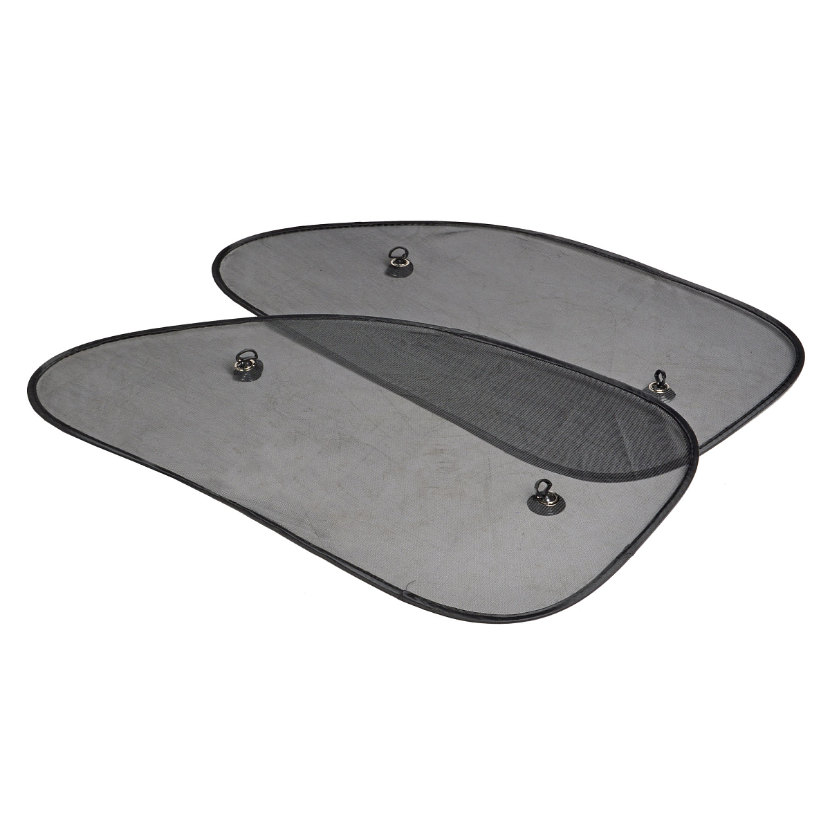 Шторки солнцезащитные 65*38см на боковые стекла, компл. 2 шт., черные