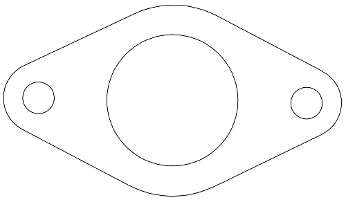 Прокладка коллектора для а/м Scania 4-series (95-)/5 (P,G,R,T-series) (03-) (выпуск.)