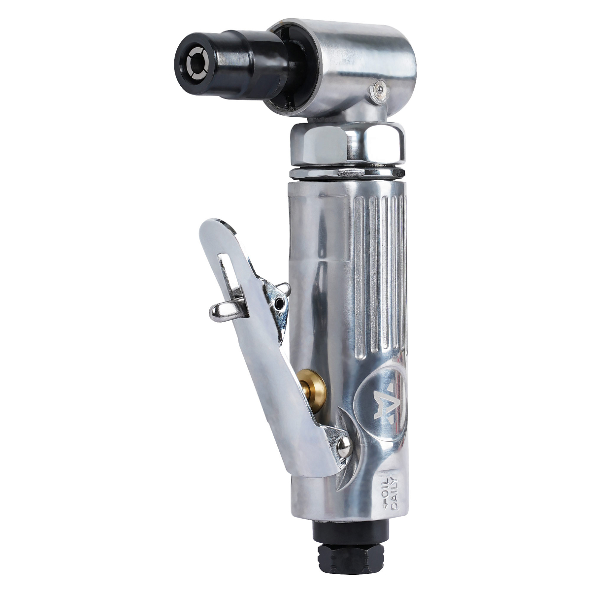 Машинка шлифовальная пневматическая 157мм, 20000об/мин угловая с оснасткой 16 пр. кейс