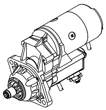 Стартер для автомобилей Iveco Stralis (02-) с дв. F2BE0681 24В 4,5кВт