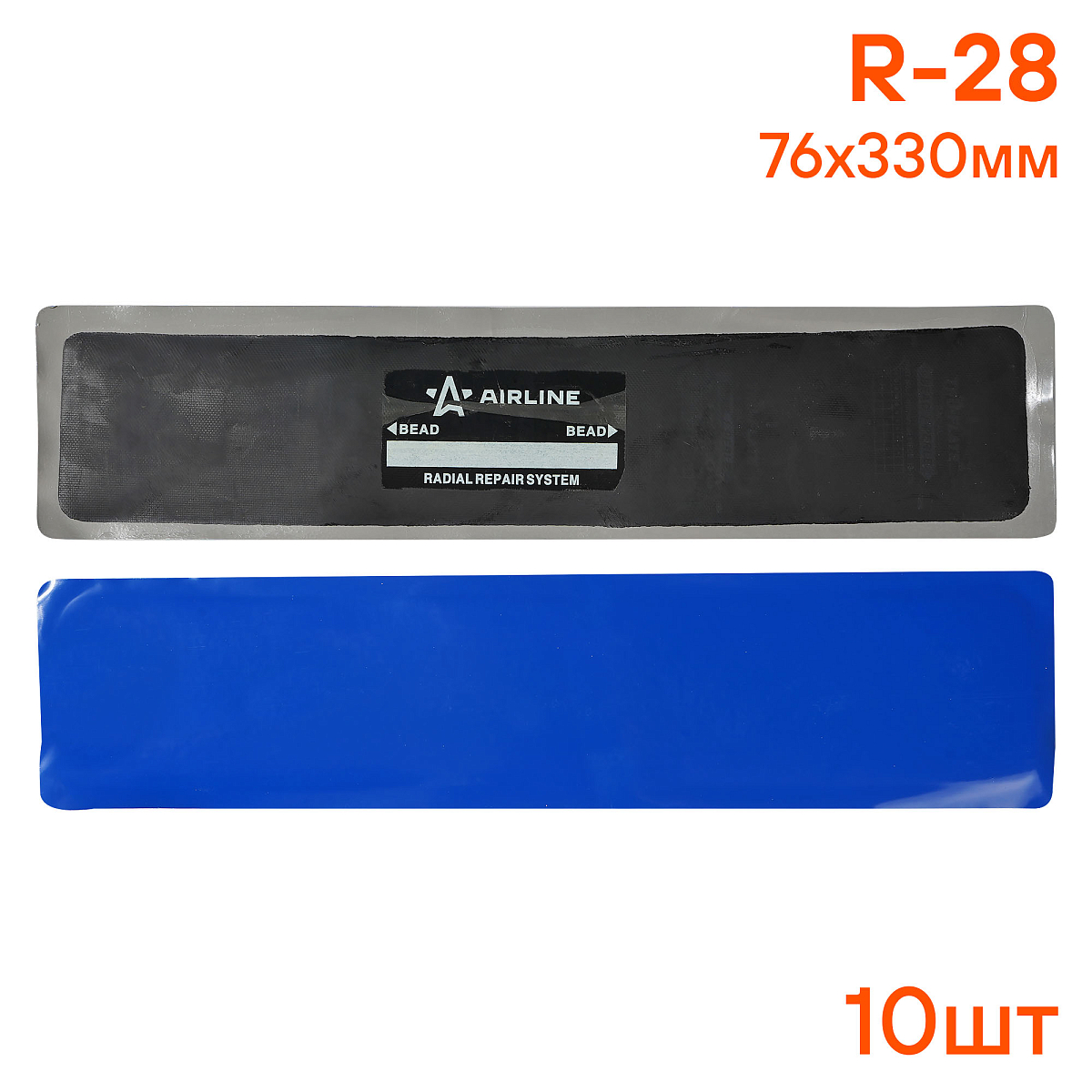 Пластырь кордовый, радиальный R-28 (76*330 мм)