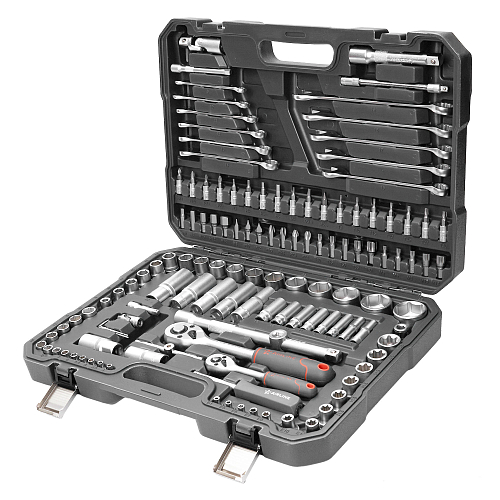 Набор инструментов универсальный 125пр. (головки 1/2", 1/4") кейс