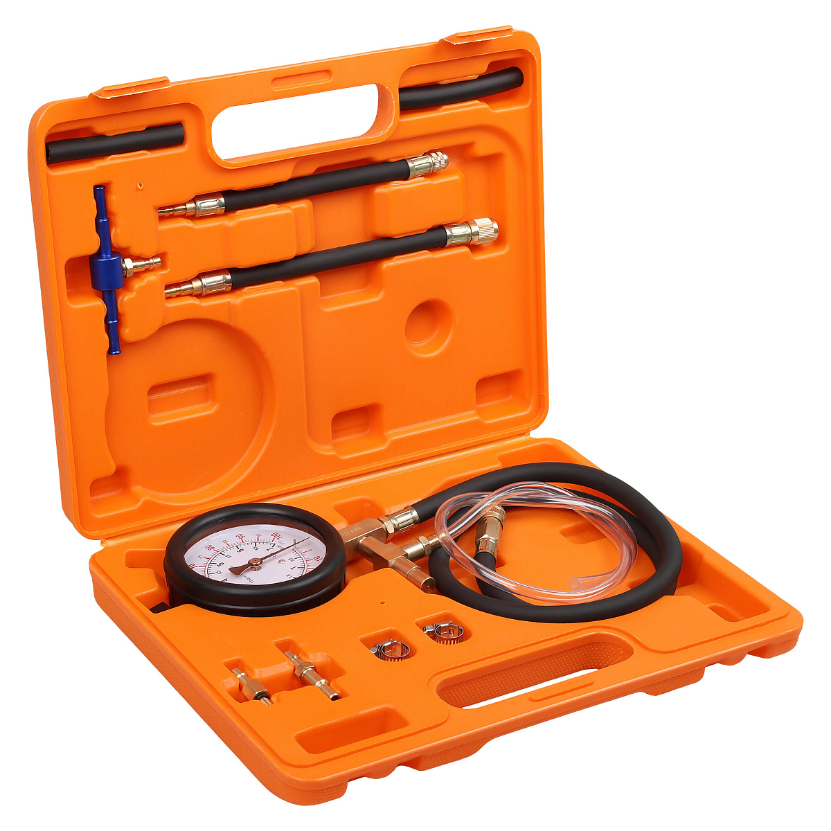 Тестер давления топлива PRO, набор 11пр., кейс