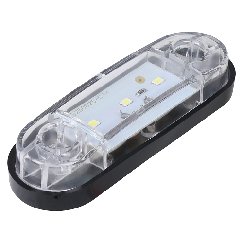 Огонь габаритный светодиодный, 12/24В, белый, комплект 4 шт.