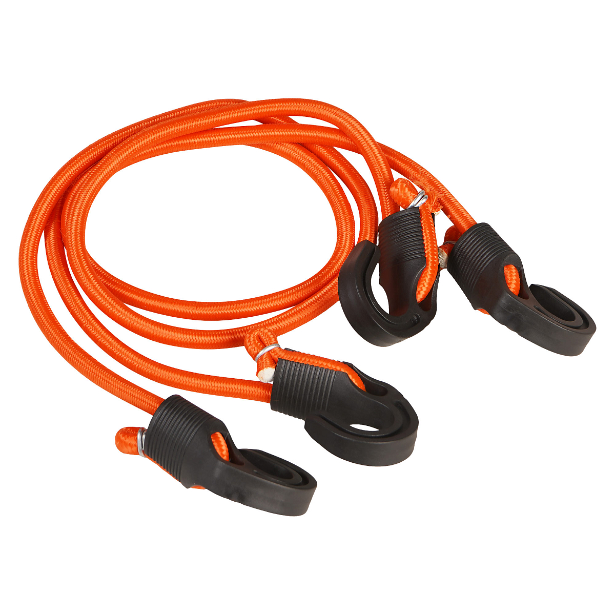 Резинки-стяжки набор 2 шт. 80 см, D-8 мм (пластиковые крючки)