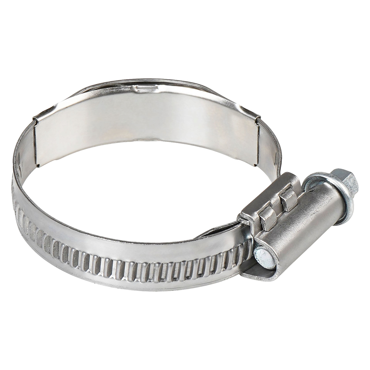 Хомут червячный 35-50/12мм с пружинной вставкой, W2 (нерж.)