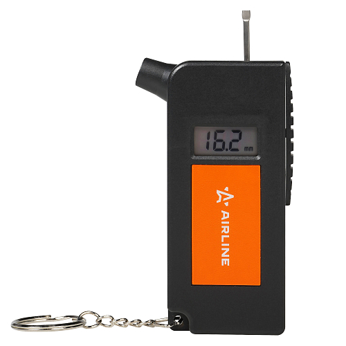 Манометр 2в1, ЖК дисплей 10 АТМ, измеритель глубины протектора