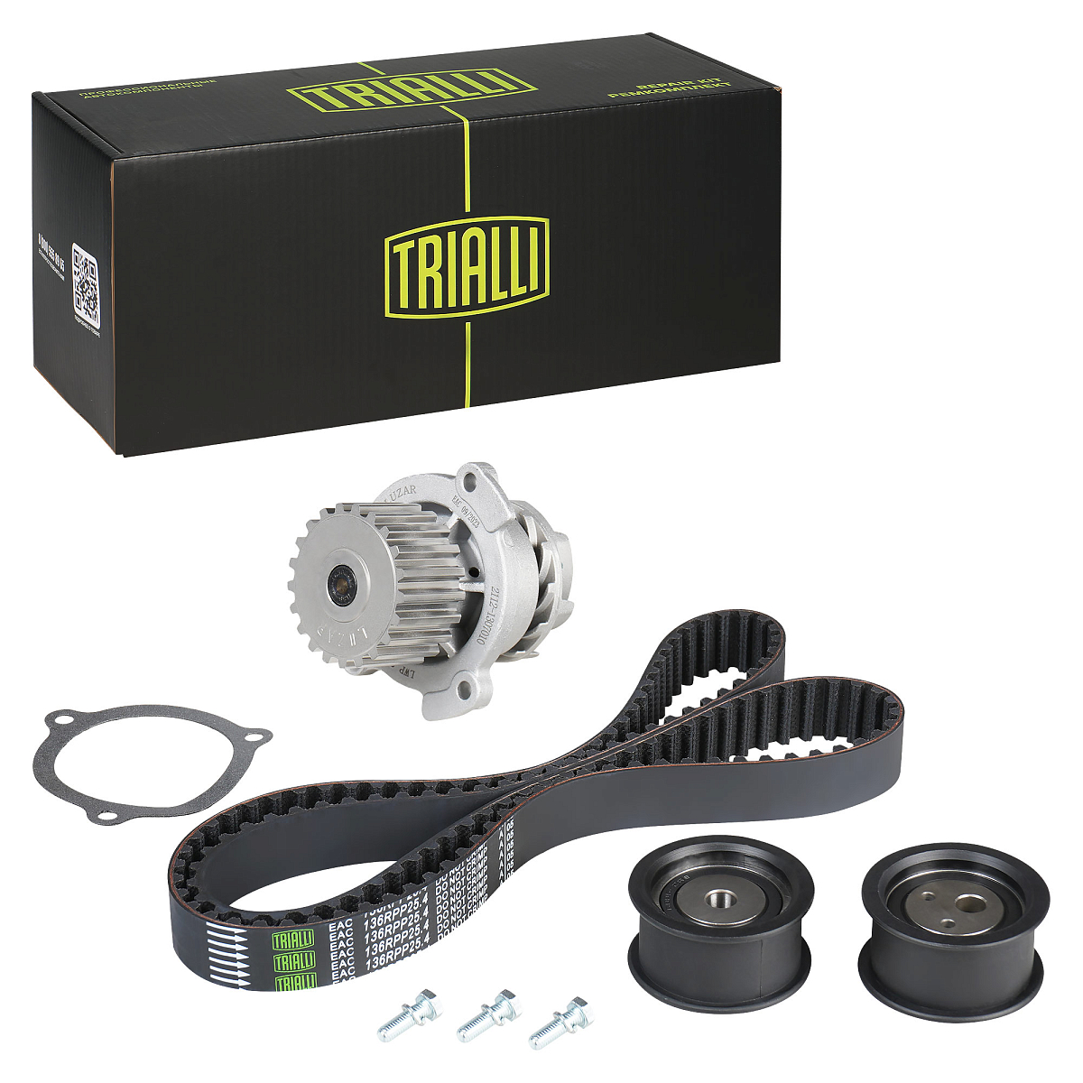 Ремкомплект ГРМ для автомобилей Лада 2112 16V (помпаLuzar/ремень/2 ролика)