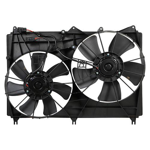 Электровентилятор охлаждения для автомобилей Suzuki Grand Vitara (05-) (2 вент.) (с кожухом)