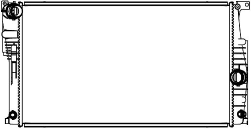 Радиатор охлаждения для автомобилей BMW 3 (F30) (11-) 1.5i/2.0i/3.0i