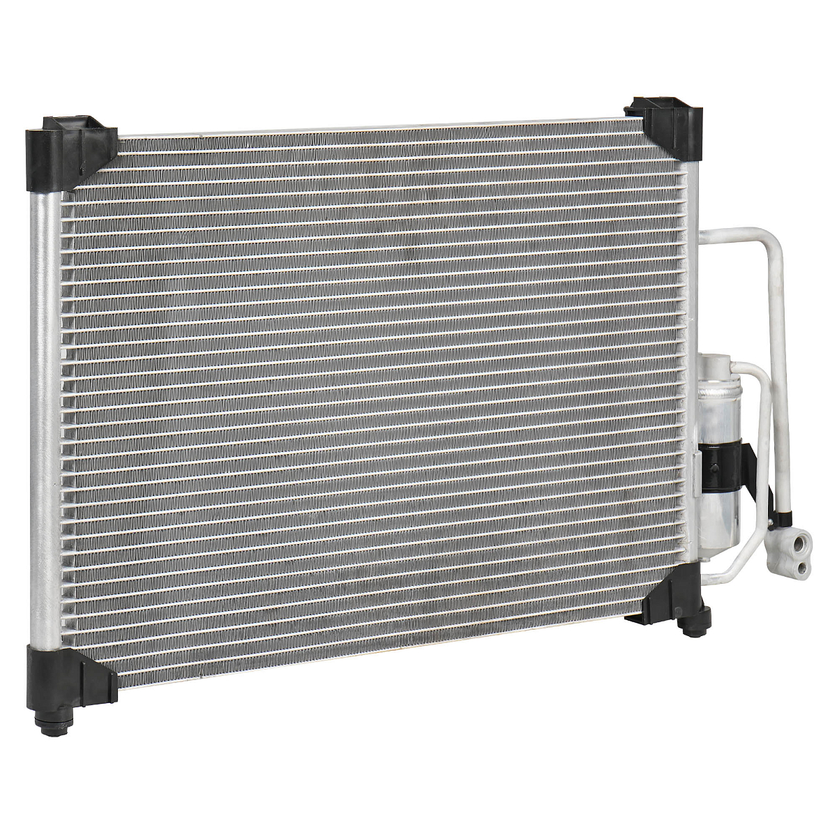 Радиатор кондиционера для автомобилей Chevrolet Lanos (02-) (c ресивером)