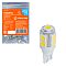 Лампа светодиодная W5W (T10) STANDARD, 6000K (Белый), 12В, 1.1Вт, 9LED, Полярная