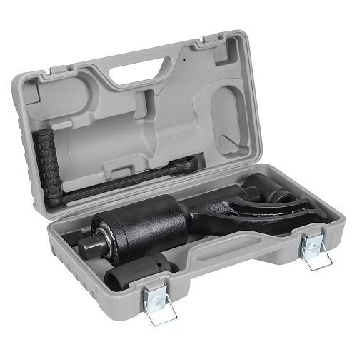 Гайковерт механич. 1"DR 4800Нм 1:64, 360мм с головками 32 и 33мм пласт.кейс