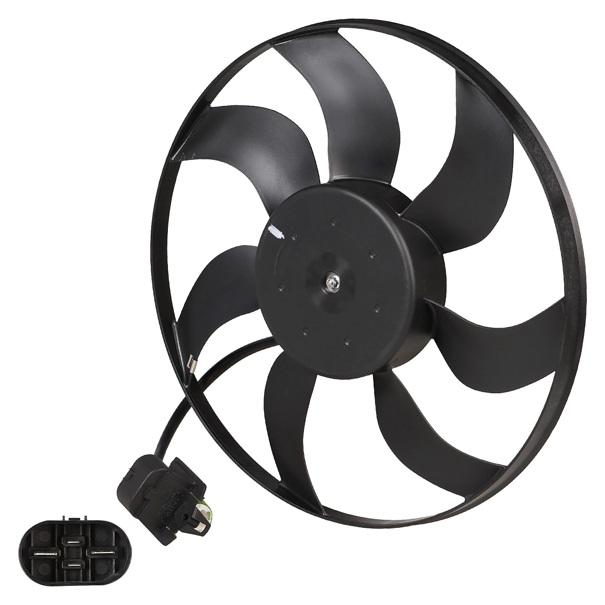 Электровентилятор охлаждения для автомобиля Opel Astra J (10-) (без кожуха; с резист.)