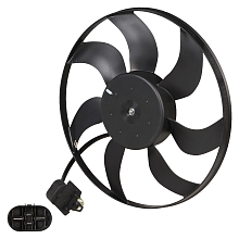 Электровентилятор охлаждения для автомобиля Opel Astra J (10-) (без кожуха; с резист.)