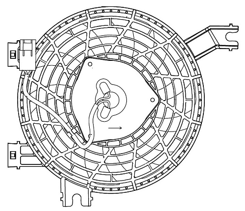 Электровентилятор кондиционера для автомобилей Toyota Land Cruiser Prado 120 (02-) (с кожухом)