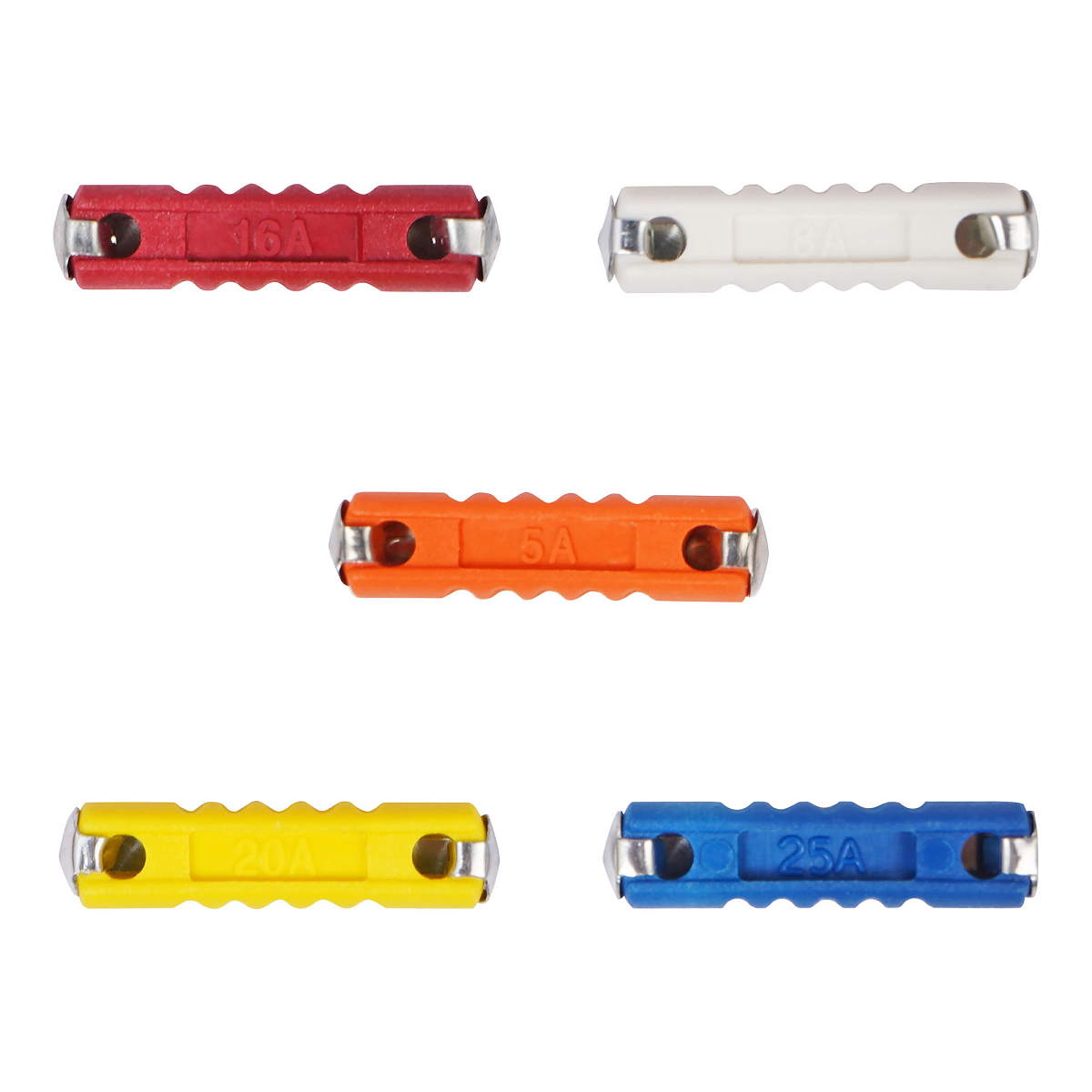 Предохранители "цилиндрические" в пласт.коробке (360 шт. 5-25А)