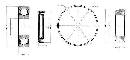 Ремкомплект полуоси для автомобиля Лада 2101