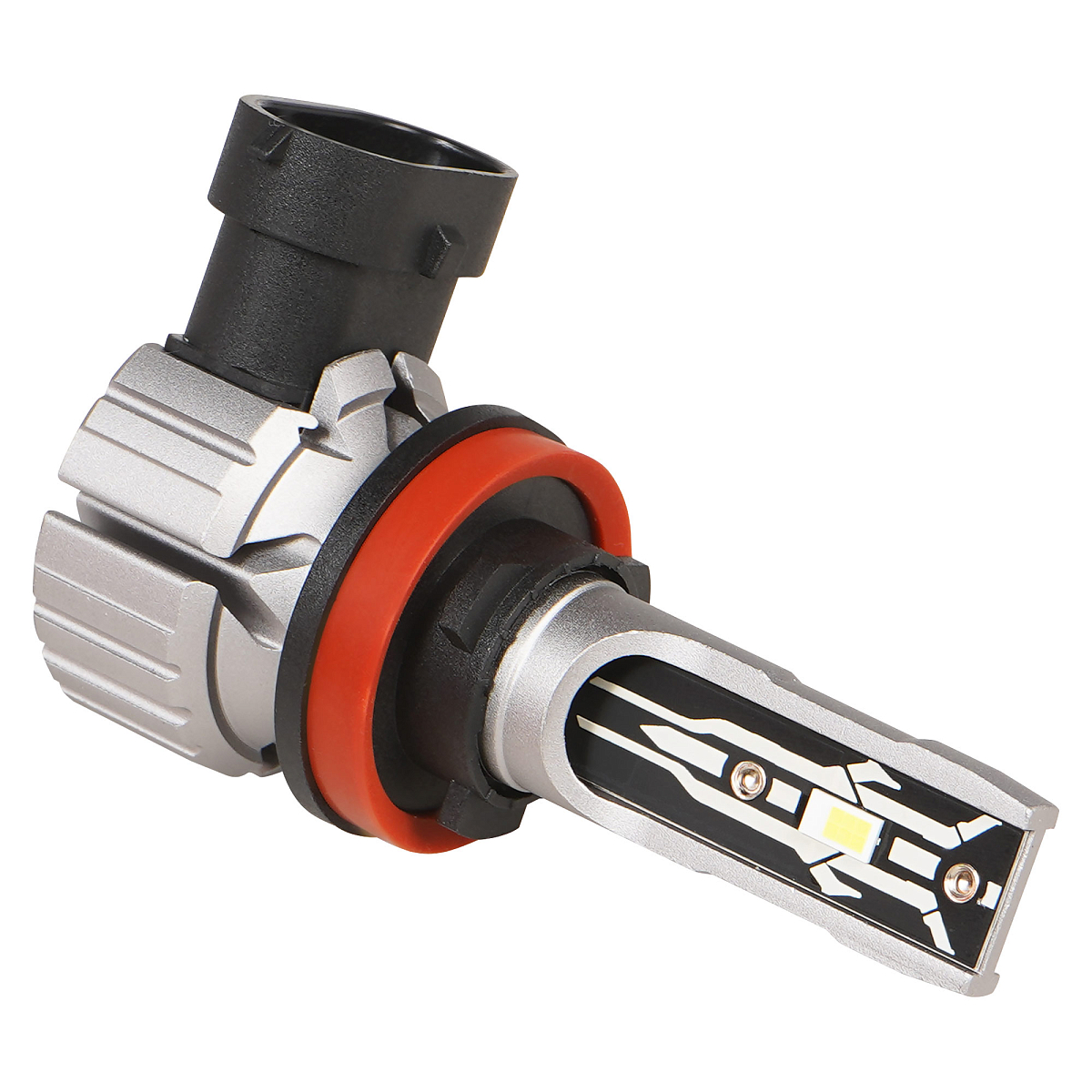 Лампа светодиодная H11/H8 STANDARD, 17Вт, 4000Лм (2000Лм x 2), 6000К (Белый), 12В, комплект 2 шт. МП-серия