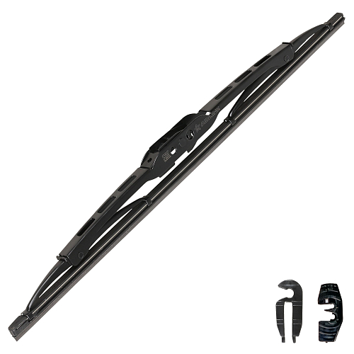 Щетка стеклоочистителя 350 мм (14") каркасная, 2 адаптера