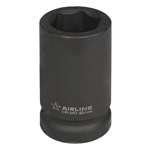 Головка ударная торцевая 1"DR шестигранная 32мм, L=90мм