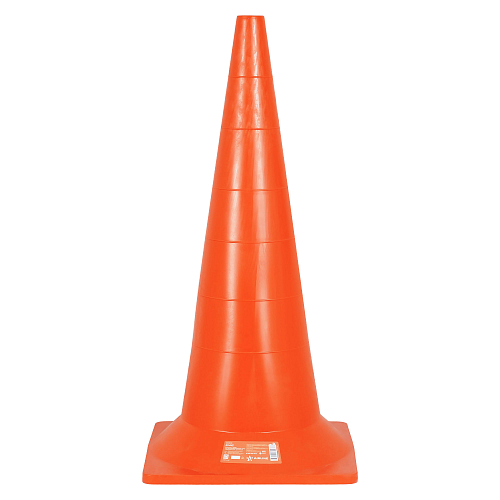 Конус дорожный 750мм, без световозвр.полос с утяжелителем, оранжевый