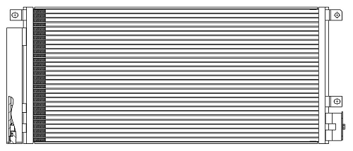 Радиатор кондиционера для автомобилей Mokka (13-) 1.4T