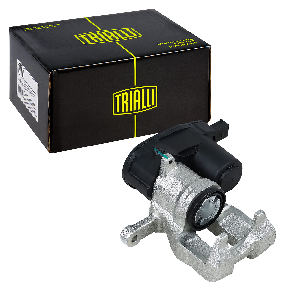 Суппорт тормозной для автомобилей Geely Atlas (16-)/Atlas Pro (19-)/Belgee X70 (24-) задний левый d=38мм (автомобиль с электродвигателем стояночного тормоза)