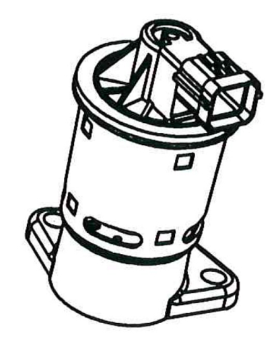 Клапан EGR (рециркуляции отработавших газов) для автомобилей Chevrole Lacetti (02-) 1.4i/1.6i E3