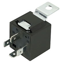 Реле 24V 20A 4 контакта (с кронштейном, без резистора)