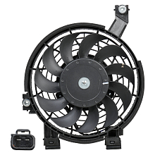 Электровентилятор кондиционера для автомобилей Toyota Land Cruiser Prado 120 (02-) (с кожухом)