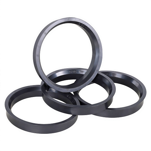 Кольцо центровочное для литого диска 67.1-58.6мм, комплект 4 шт., пластик