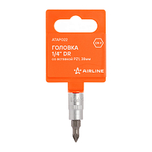 Головка 1/4"DR со вставкой PZ1, L=37мм