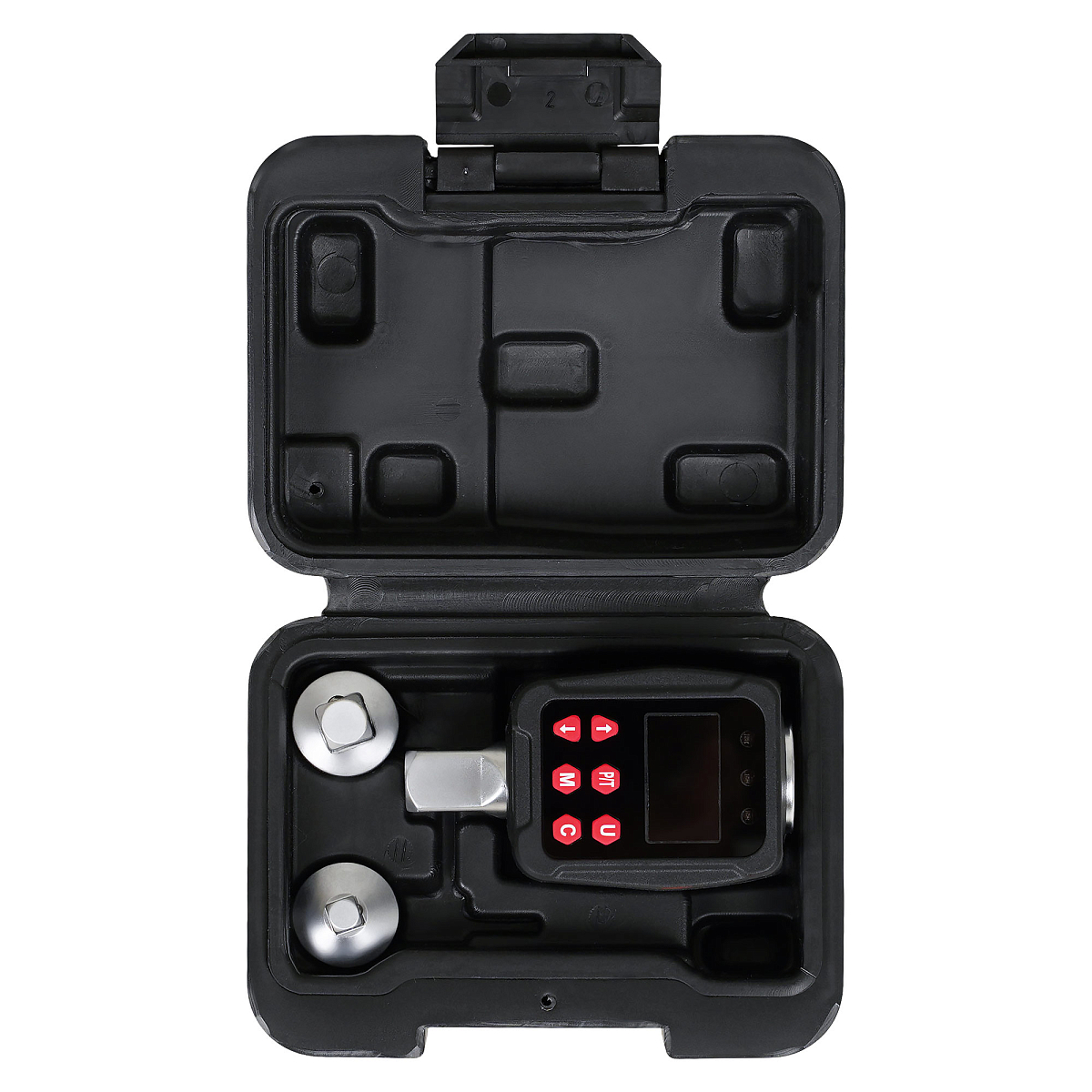 Адаптер динамометрический цифровой 1/2" 5-100Нм, с переходниками (1/4", 3/8"), кейс