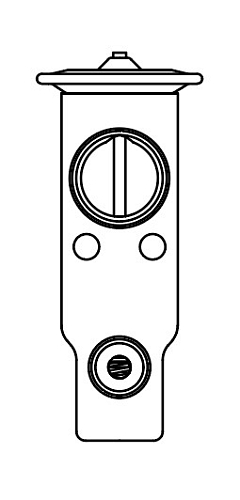 Клапан расширительный кондиционера (ТРВ) для автомобилей LC Prado (02-)