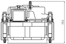 Суппорт тормозной для автомобилей ЗИЛ 5301 Бычок/3250 передний левый d=60мм