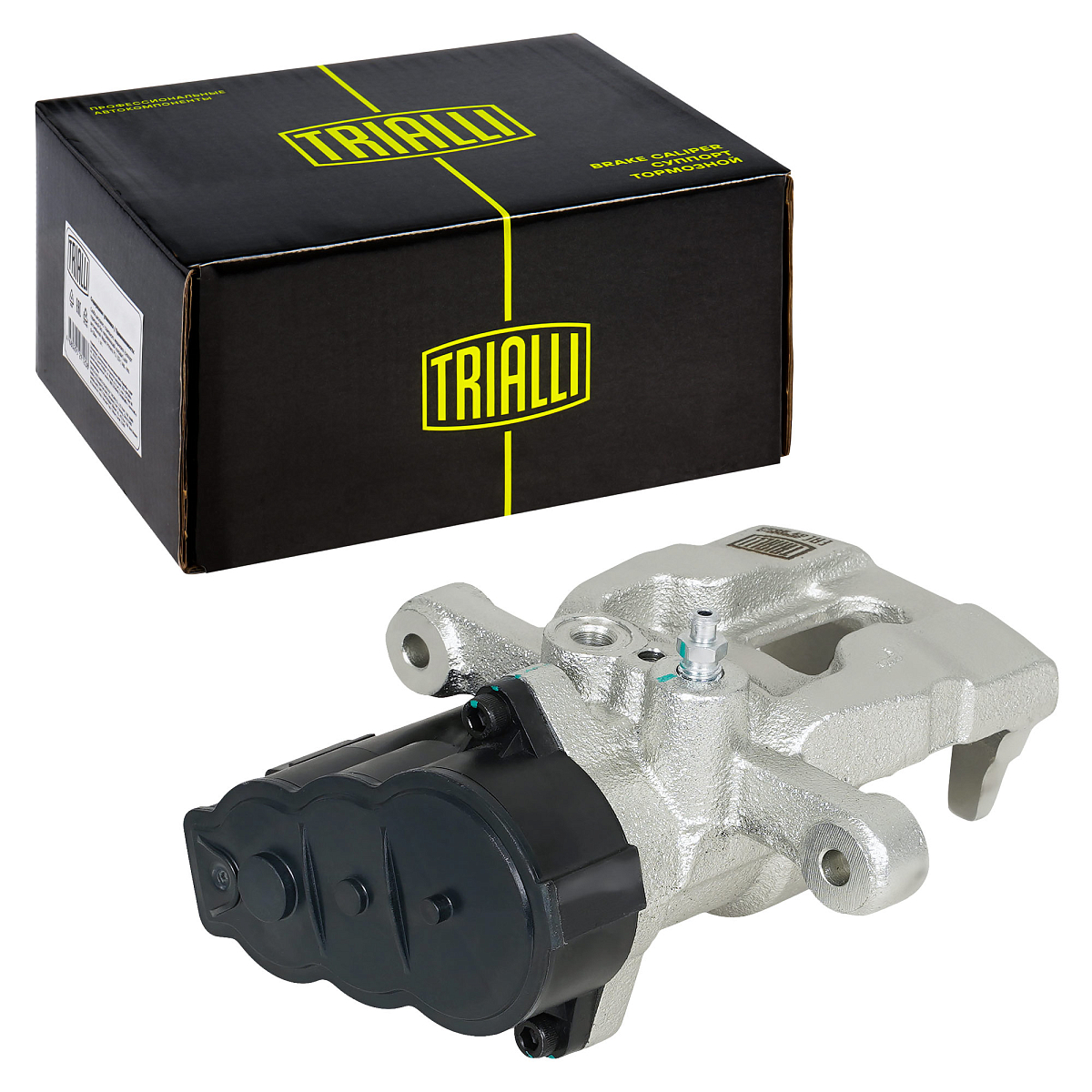 Суппорт тормозной для автомобилей Geely Coolray (18-)/Belgee X50 (23-) задний левый d=34.5мм (автомобиль с электродвигателем стояночного тормоза)