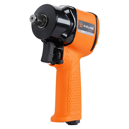 Гайковерт пневматический ударный композитный 1/2"DR 610Нм PRO с головками 17пр. (9-27мм), кейс МП-серия