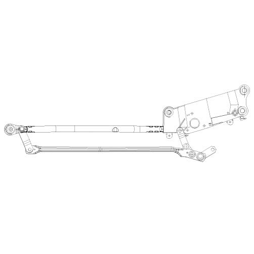 Трапеция стеклоочистителя для автомобилей VAG Touareg (02-)/Cayenne (02-)
