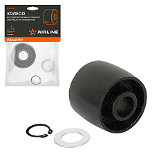 Колесо для подкатного домкрата переднее D60 INDUSTRY, неповоротное