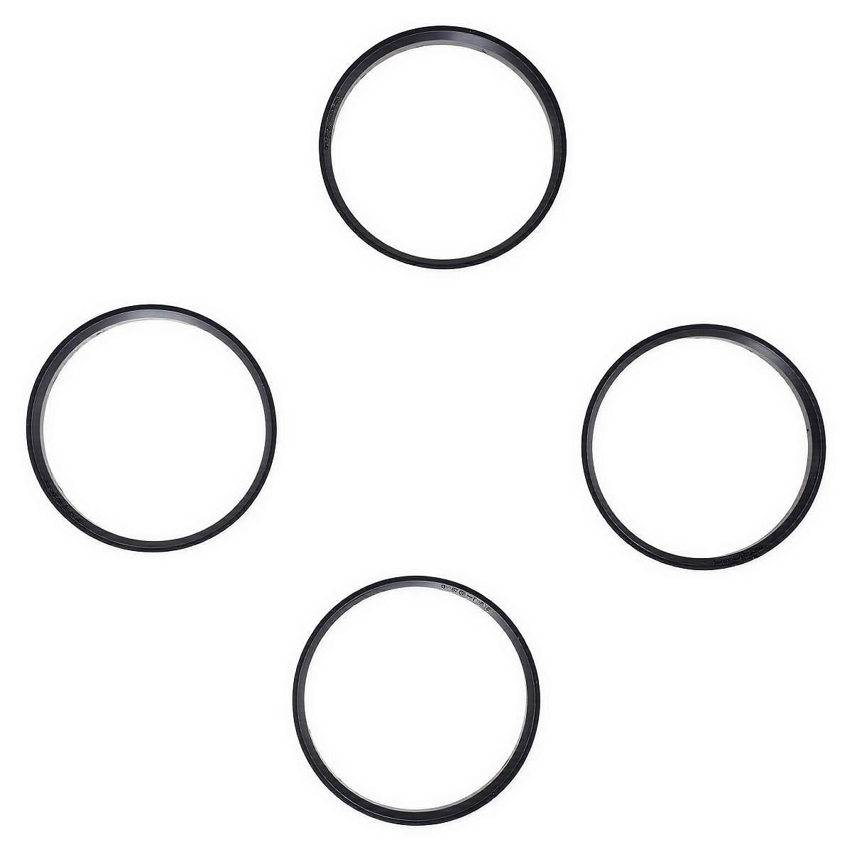 Кольцо центровочное для литого диска 67.1-63.4мм, комплект 4 шт., пластик