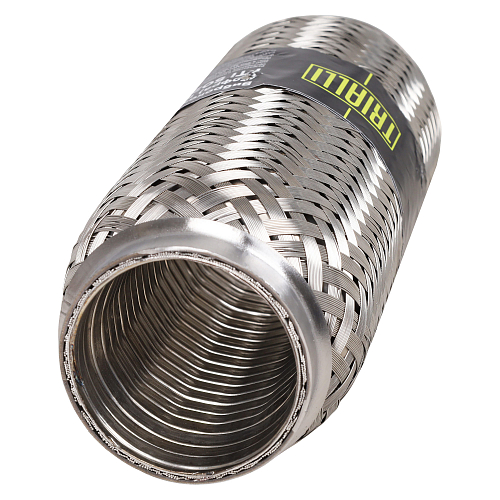 Виброкомпенсатор выхлопной трубы (Гофра) 50x200 InterLock (нержавеющая сталь)
