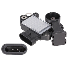 Регулятор напряжения генератора для автомобилей Chevrolet Aveo (02-)/Lacetti (04-)/Captiva (06-11) (2PIN)