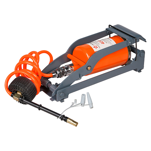 Насос воздушный 400 с съемным манометром (ножной, механический, 400 см3)