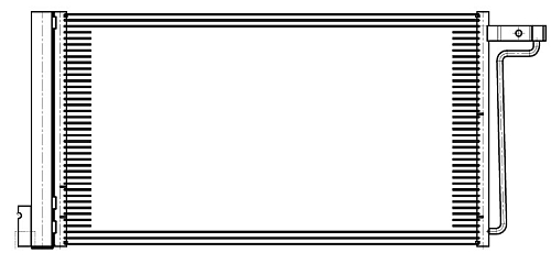 Радиатор кондиционера для автомобилей Focus III (14-) 1.6i/2.0i