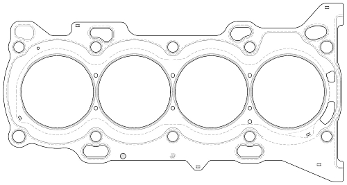 Прокладка ГБЦ для а/м Toyota Camry (11-)/RAV4 (13-)/Lexus RX (08-) 2.5i [2AR-FE]