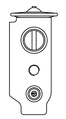 Клапан расширительный кондиционера (ТРВ) для автомобилей Ceed (07-)/Elantra (HD) (06-)/i30 (07-)
