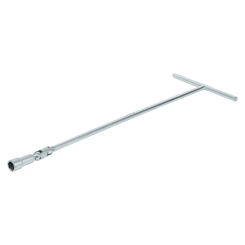 Ключ свечной Т-образный 16мм, 500мм INDUSTRY металл.рукоятка, резиновый фиксатор